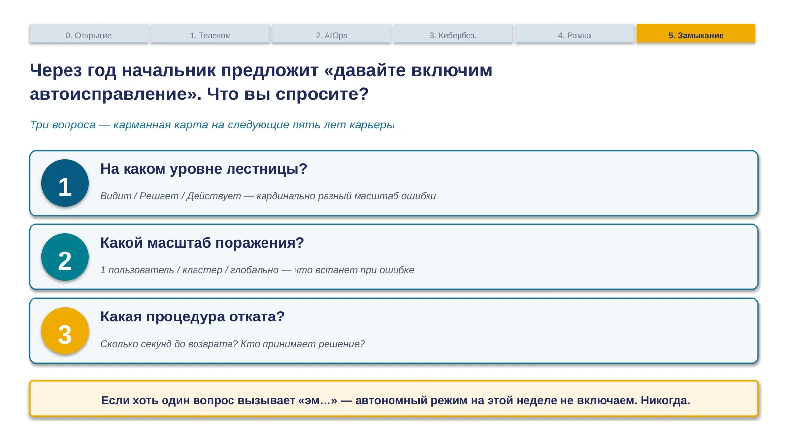 Слайд 37. Recap + три вопроса поставщику